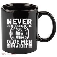 Ren Faire Never Underestimate Ye Olde In A Kilt 11oz C Handle Ceramic Mug thumb 0