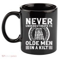 Ren Faire Never Underestimate Ye Olde In A Kilt 11oz C Handle Ceramic Mug thumb 2