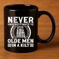 Ren Faire Never Underestimate Ye Olde In A Kilt 11oz C Handle Ceramic Mug thumb 3