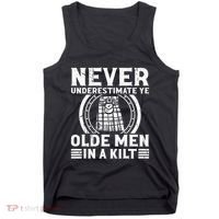 Ren Faire Never Underestimate Ye Olde In A Kilt Tank Top thumb 0