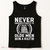 Ren Faire Never Underestimate Ye Olde In A Kilt Tank Top thumb 2
