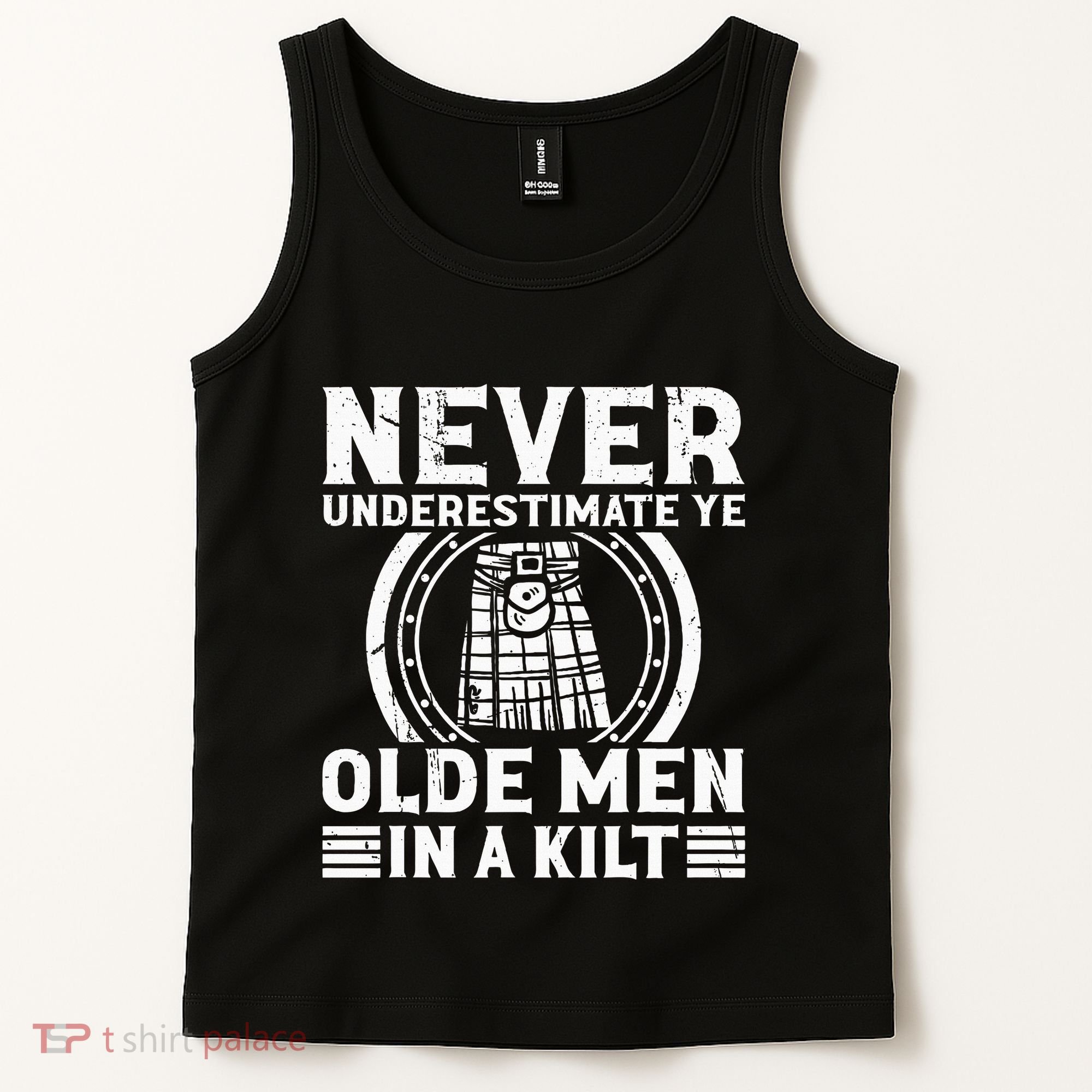 Ren Faire Never Underestimate Ye Olde In A Kilt Tank Top