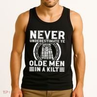 Ren Faire Never Underestimate Ye Olde In A Kilt Tank Top thumb 3
