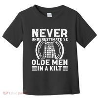 Ren Faire Never Underestimate Ye Olde In A Kilt Toddler T-Shirt thumb 0