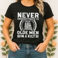 Ren Faire Never Underestimate Ye Olde In A Kilt Women's T-Shirt thumb 2