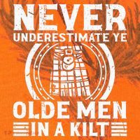 Ren Faire Never Underestimate Ye Olde In A Kilt Kati Licensed 12" Camo Cuffed Beanie thumb 2