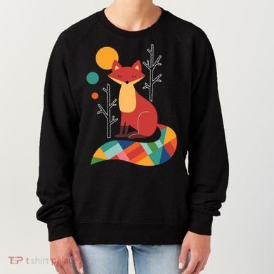 Rainbow Fox Nature Gift Women's Sweatshirt