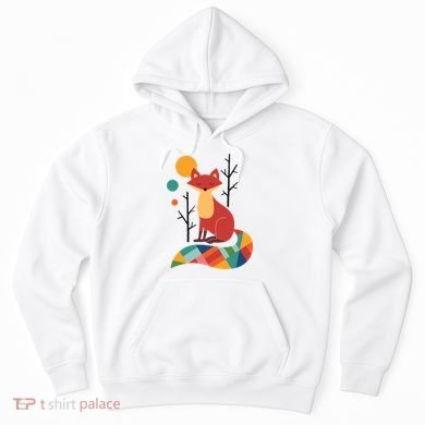 Rainbow Fox Nature Gift Hoodie