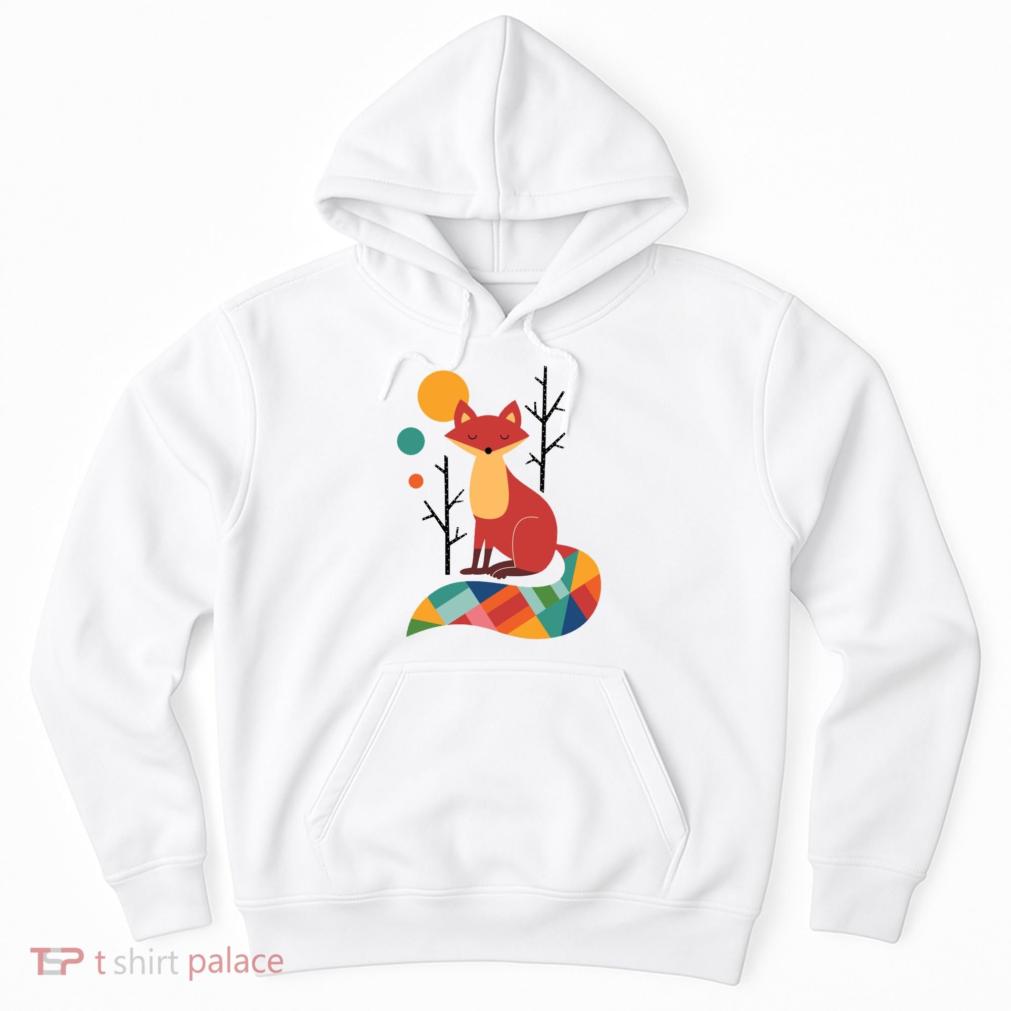 Rainbow Fox Nature Gift Hoodie