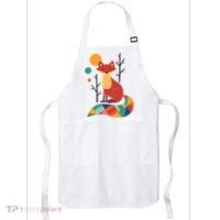 Rainbow Fox Nature Gift Apron thumb 0