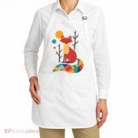 Rainbow Fox Nature Gift Apron thumb 2