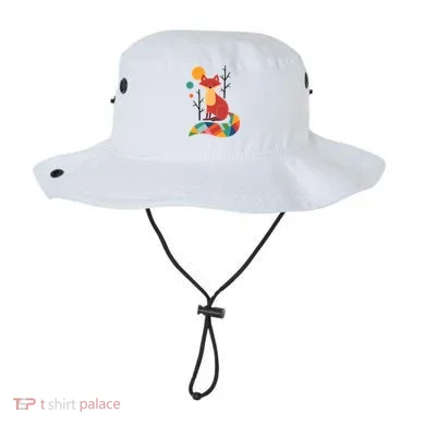 Rainbow Fox Nature Gift Bucket Hat
