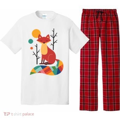 Rainbow Fox Nature Gift Pajama Set