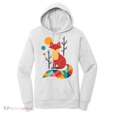 Rainbow Fox Nature Gift Women's Hoodie