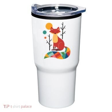 Rainbow Fox Nature Gift Tumbler