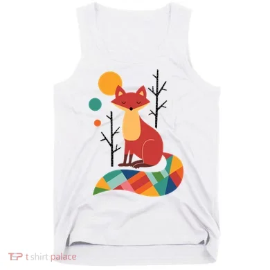 Rainbow Fox Nature Gift Tank Top