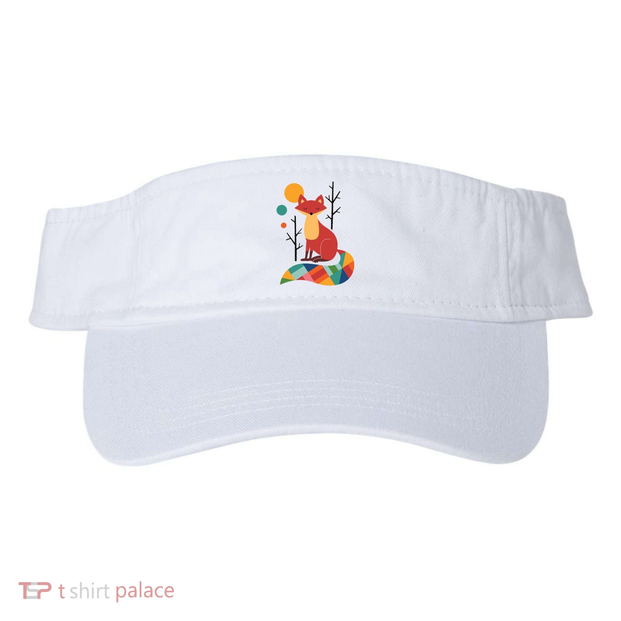 Rainbow Fox Nature Gift Visor