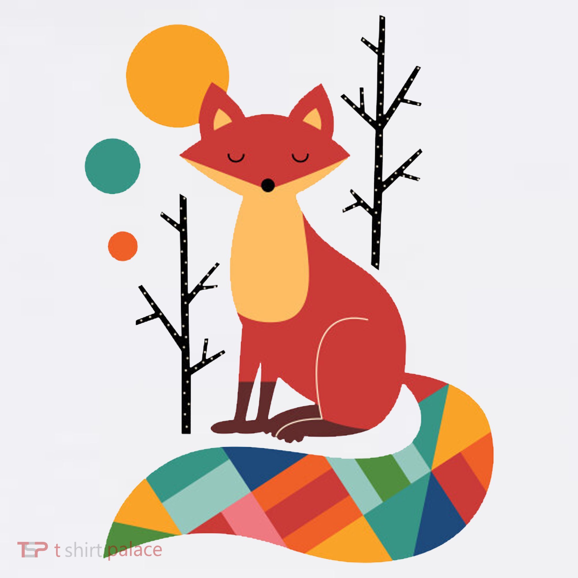 Rainbow Fox Nature Gift Visor