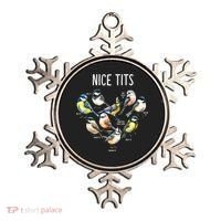 Retro Funny Nice Tits Birds Birdwatcher Bird Watching Humor Gift Ornament thumb 0