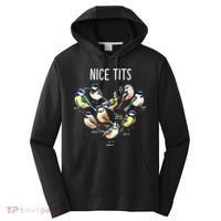 Retro Funny Nice Tits Birds Birdwatcher Bird Watching Humor Gift Performance Fleece Hoodie thumb 0