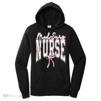 Retro Flroal Operating Room Nurse Coquette Bow OR Nursing Women's Hoodie thumb 0