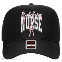 Retro Flroal Operating Room Nurse Coquette Bow OR Nursing Hat thumb 0