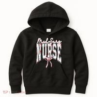 Retro Flroal Operating Room Nurse Coquette Bow OR Nursing Kids Hoodie thumb 0