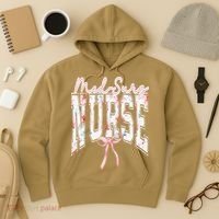 Retro Flroal Operating Room Nurse Coquette Bow OR Nursing Hoodie thumb 3
