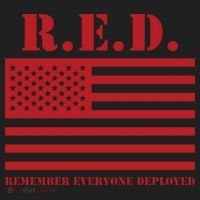 R.E.D. Friday | On Fridays We Wear Red | Remember Everyone Deployed Women's Sweatshirt thumb 2