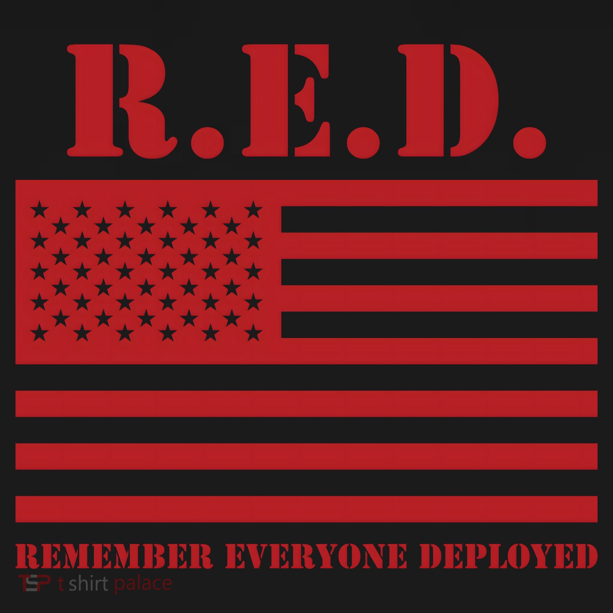 R.E.D. Friday | On Fridays We Wear Red | Remember Everyone Deployed Backpack