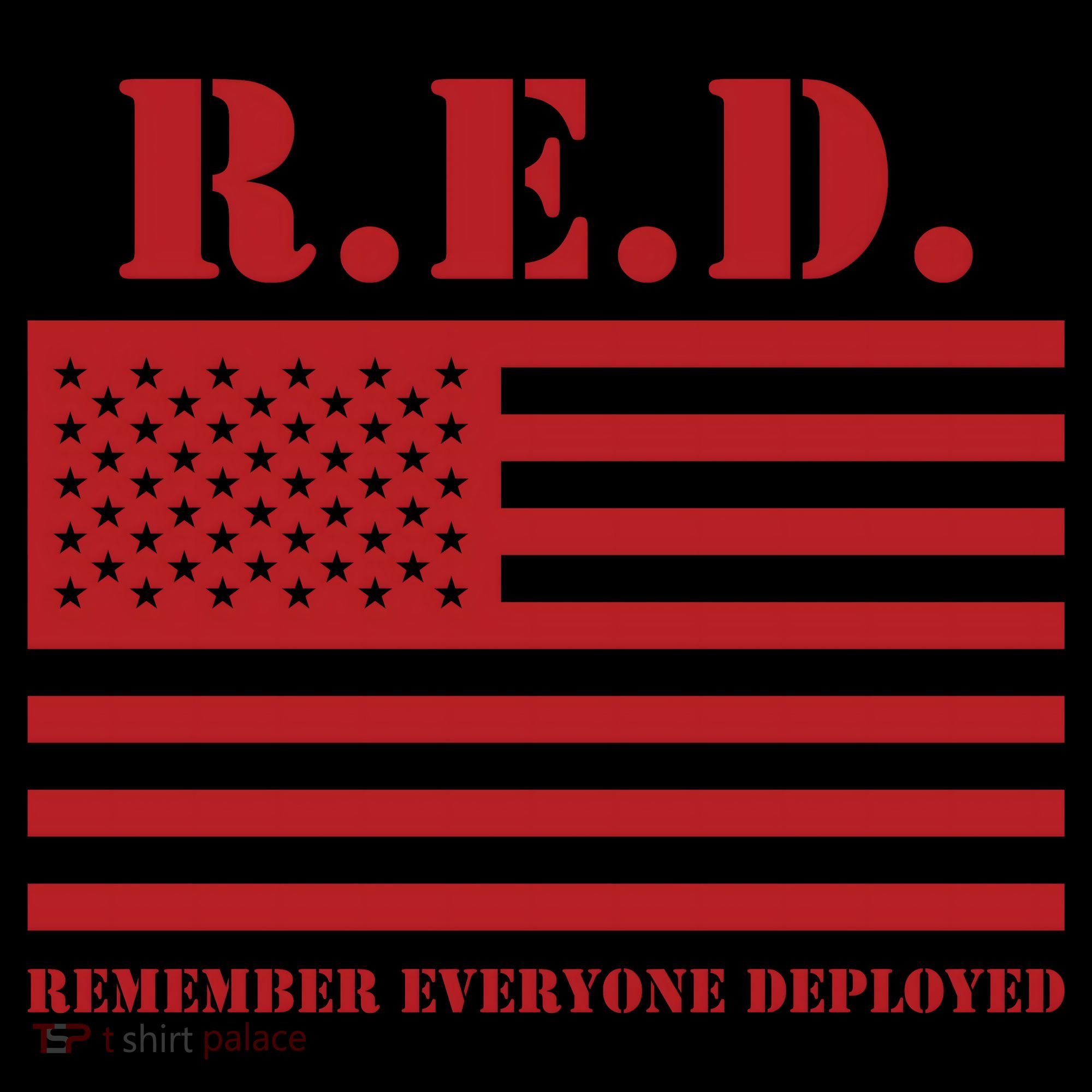 R.E.D. Friday | On Fridays We Wear Red | Remember Everyone Deployed Coaster
