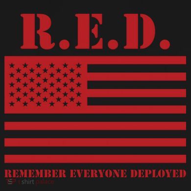 R.E.D. Friday | On Fridays We Wear Red | Remember Everyone Deployed Tie Dye Hoodie
