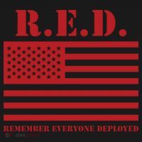 R.E.D. Friday | On Fridays We Wear Red | Remember Everyone Deployed Tie Dye Hoodie thumb 2