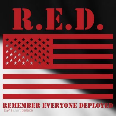 R.E.D. Friday | On Fridays We Wear Red | Remember Everyone Deployed Toddler Fine Jersey T-Shirt