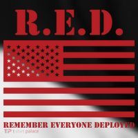 R.E.D. Friday | On Fridays We Wear Red | Remember Everyone Deployed Toddler Fine Jersey T-Shirt thumb 2