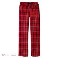 R.E.D. Friday | On Fridays We Wear Red | Remember Everyone Deployed Men's Flannel Plaid Pajama Pants thumb 0
