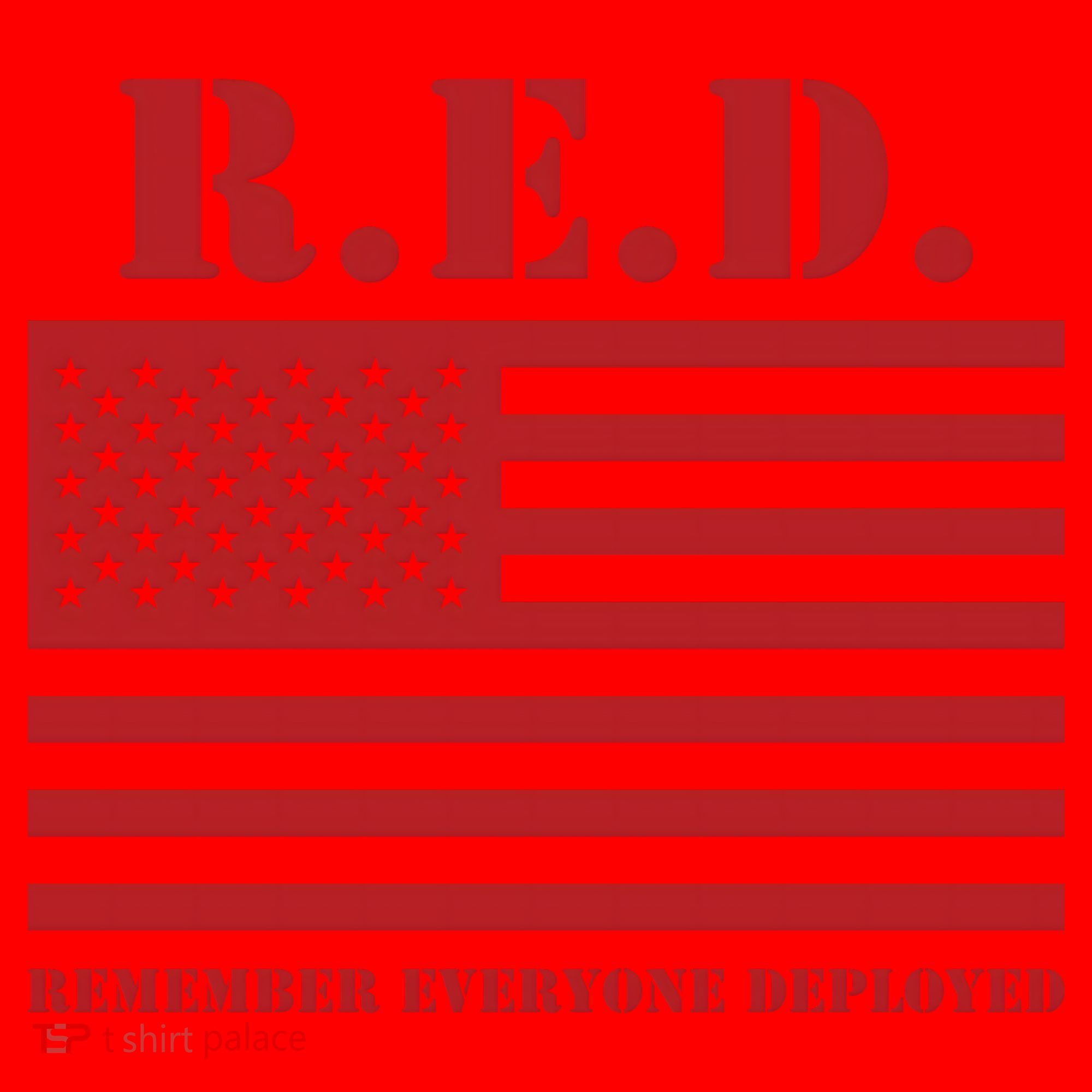 R.E.D. Friday | On Fridays We Wear Red | Remember Everyone Deployed Santa Hat