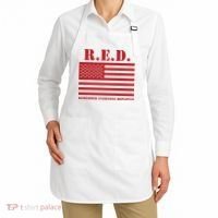 R.E.D. Friday | On Fridays We Wear Red | Remember Everyone Deployed Apron thumb 2