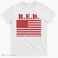 R.E.D. Friday | On Fridays We Wear Red | Remember Everyone Deployed T-Shirt thumb 0
