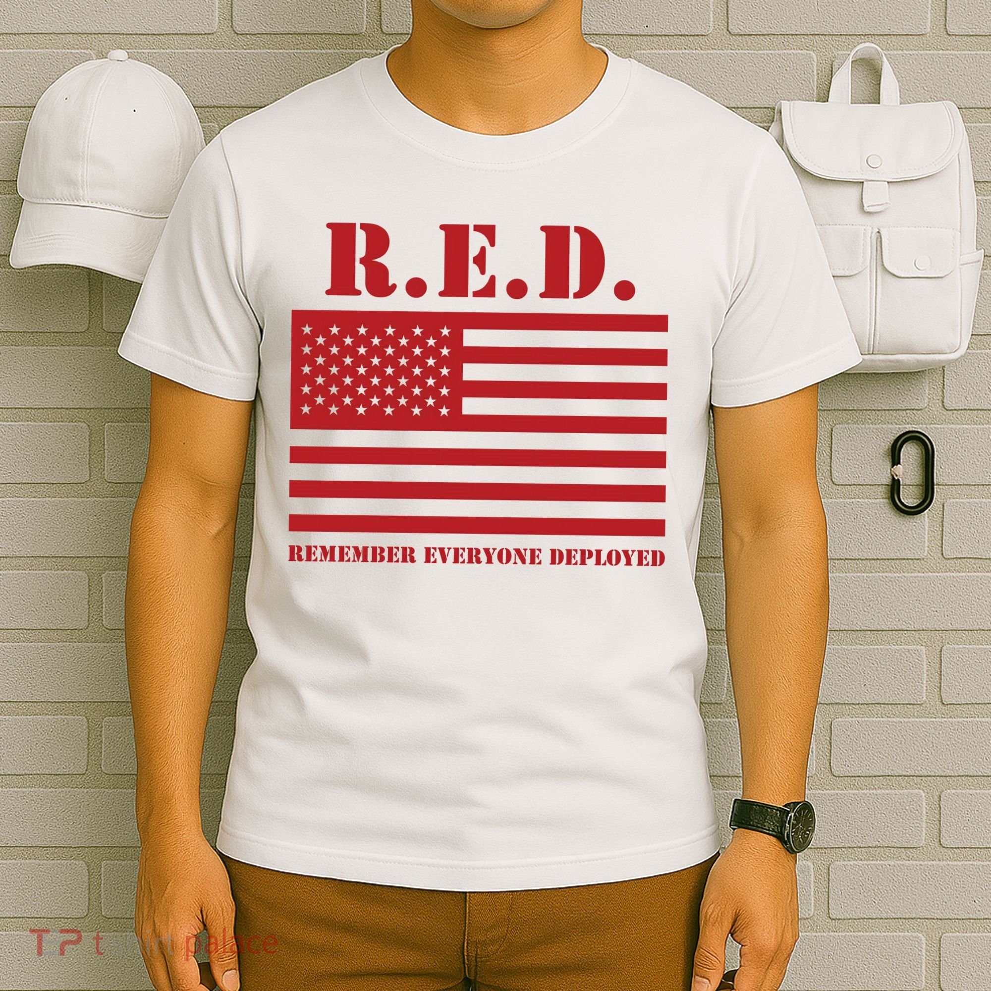 R.E.D. Friday | On Fridays We Wear Red | Remember Everyone Deployed T-Shirt