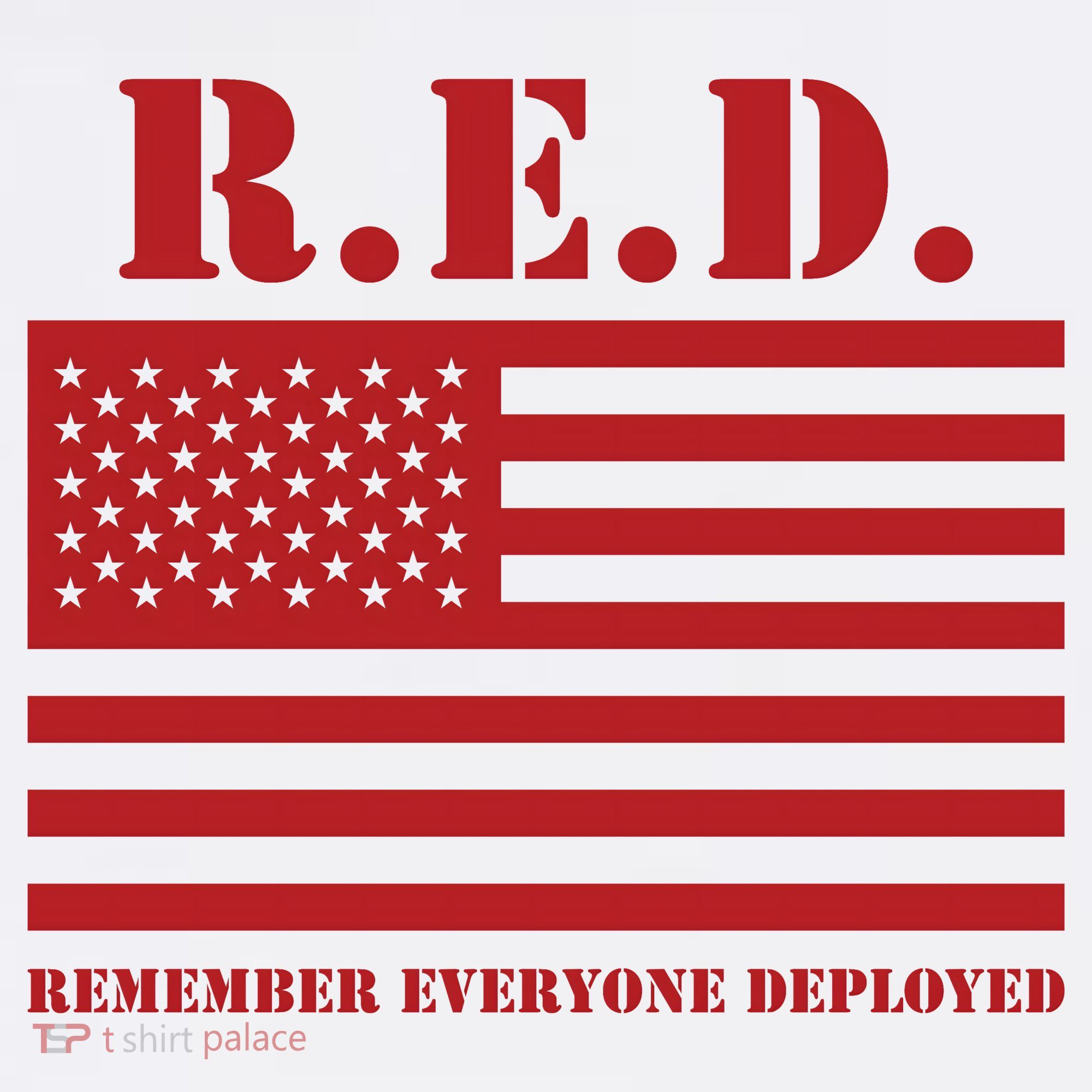 R.E.D. Friday | On Fridays We Wear Red | Remember Everyone Deployed Coffee Mug