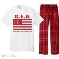 R.E.D. Friday | On Fridays We Wear Red | Remember Everyone Deployed Pajama Set thumb 0