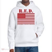 R.E.D. Friday | On Fridays We Wear Red | Remember Everyone Deployed District V.I.T. Heavyweight Hoodie thumb 0
