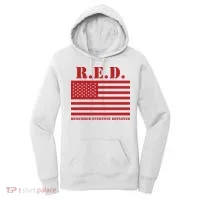R.E.D. Friday | On Fridays We Wear Red | Remember Everyone Deployed Women's Hoodie thumb 0