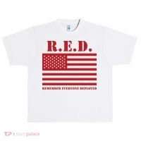 R.E.D. Friday | On Fridays We Wear Red | Remember Everyone Deployed Urban Oversized Heavyweight T-Shirt thumb 0