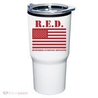R.E.D. Friday | On Fridays We Wear Red | Remember Everyone Deployed Tumbler thumb 0