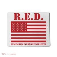 R.E.D. Friday | On Fridays We Wear Red | Remember Everyone Deployed Mousepad thumb 0