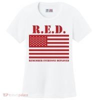 R.E.D. Friday | On Fridays We Wear Red | Remember Everyone Deployed Women's Cooling Performance Crew T-Shirt thumb 0