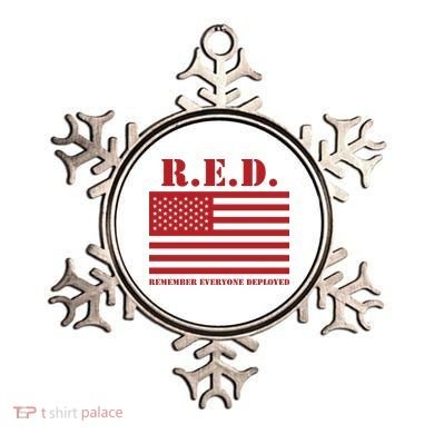 R.E.D. Friday | On Fridays We Wear Red | Remember Everyone Deployed Ornament