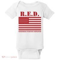 R.E.D. Friday | On Fridays We Wear Red | Remember Everyone Deployed Baby Bodysuit thumb 0